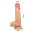 Dildo Ultrarealistic Sliding Skin Natural Baile, TPR, flexibil, [22cm x 4.6cm] - culoare si material