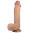 Dildo Ultrarealistic Sliding Skin Baile, TPR, flexibil, [24cm x 4.7cm]