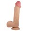 Dildo Ultrarealistic Sliding Skin Baile, TPR, flexibil, [24cm x 4.7cm]