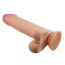 Dildo Ultrarealistic Sliding Skin Mendel Baile, TPR, flexibil, [24cm x 5cm]