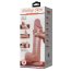 Dildo Ultrarealistic Sliding Skin Maron Baile, TPR, flexibil, [24cm x 5cm]