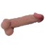 Dildo Ultrarealistic Sliding Skin Maron Baile, TPR, flexibil, [24cm x 5cm]