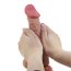 Dildo Ultrarealistic Sliding Skin Maron Baile, TPR, flexibil, [24cm x 5cm]