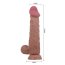 Dildo Ultrarealistic Sliding Skin Maron Baile, TPR, flexibil, [24cm x 5cm]
