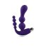 Dildo Double Pleaser, Toyz4Lovers, Violet, silicon, 15.5cm