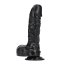 Dildo cu scrot negru Parfumat Dan Liquorice Delicious, Toyz4Lovers, 18 cm