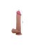 Dildo Ultrarealistic Sliding Skin Baile, TPR, flexibil, [26cm x 5.5cm]