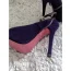 Pantofi cu toc Purple Sasha Velvet Pump Platform, Leg Avenue, marimea 38.5