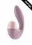Butt plug din sticla Chrystalino Classy Blue, forma cu bulb central si baza evazata