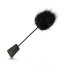 Fluffy Tickler si Bici Negru, Easytoys, Fetish Collection, dubla placere, piele, 39 cm
