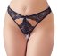 Chiloti Femei Dantela Crotchless Briefs - Negru