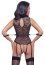 Body Dantela Cottelli Bondage - Negru - dimensiuni complete