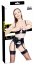 Set Lenjerie Intima Latex Look Black Level - Negru