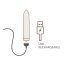 Vibrator RO 90, Rocks-Off, Glont Reincarcabil USB, Poppy Red, 16 Vibratii
