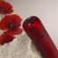 Vibrator RO 90, Rocks-Off, Glont Reincarcabil USB, Poppy Red, 16 Vibratii