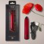 Vibrator RO 90, Rocks-Off, Glont Reincarcabil USB, Poppy Red, 16 Vibratii