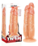Dildo Iconbrands "Massive Triple Threat 3" 31 cm - Natural