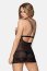 Set Lenjerie Sexy Femei Amira Obsessive - Negru