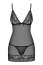Set Lenjerie Sexy Femei Amira Obsessive - Negru