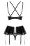 Set Lenjerie Intima Iris Obsessive - Negru