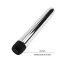 Vibrator Argintiu Passion, Baile, [17cm x 2,5cm] - culoare si material