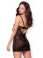 Set Neglije si Bikini  Helena Obsessive - Negru