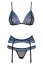 Set Lenjerie Intima Aruna Obsessive - Albastru