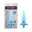 Plug Anal Sassy Bleu, Silicon