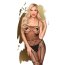 Catsuit Firecracker Penthouse - Negru