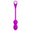 Bile Vaginale cu Telecomanda din Telefon, Elvira - Purple