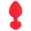 Dop anal You2Toys, silicon, decorativ cu inima, transparent - [7,9cm x 3,5cm]