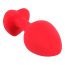 Dop anal You2Toys, silicon, decorativ cu inima, transparent - [7,9cm x 3,5cm]