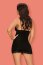 Set Camasa De Noapte Si Chilot Diyosa Obsessive - Negru - accesorii incluse