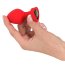 Dop anal You2Toys, silicon, decorativ cu inima, transparent - [7,9cm x 3,5cm]