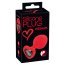 Dop anal You2Toys, silicon, decorativ cu inima, transparent - [7,9cm x 3,5cm]