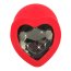 Dop anal You2Toys, silicon, decorativ cu inima, transparent - [7,9cm x 3,5cm]