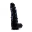 Dildo XXL, Icon Brands "Big Black Giant" 25 cm - Negru