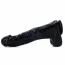 Dildo XXL, Icon Brands "Falcon Big Black Cock Twizted" 30,5 cm - Negru