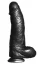 Dildo XXL, Icon Brands "Big Black Giant" 25 cm - Negru