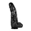 Dildo XXL, Icon Brands "Big Black Giant" 25 cm - Negru