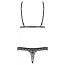 Set Lenjerie Intima Obsessive Jaylen - Negru