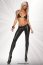 Wetlook Crocodile Leggings Saresia - Negru - dimensiuni complete