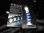 Icicles No 5 dildo sticla - detaliu design spiral albastru