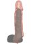 Prelungitor penis Extension Sleeve TPE Medium, Transparent, 16 cm - vedere laterala