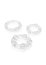 Set 3 inele penis, CalExotics, Island Rings, transparente