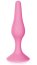 Plug Anal cu Ventuză Negru, Glamy, 15 cm, roz, (L)