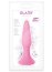 First Plug, dop anal cu ventuza din silicon, Glamy, Roz, Mediu, 12,5cm