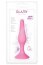 Plug Anal cu Ventuză Negru, Glamy, 12,5 cm, roz, (M)
