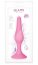 Plug Anal cu Ventuză Negru, Glamy, 15 cm, roz, (L)