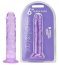 Dildo Loving Joy, cu ventuza, violet, 16 cm